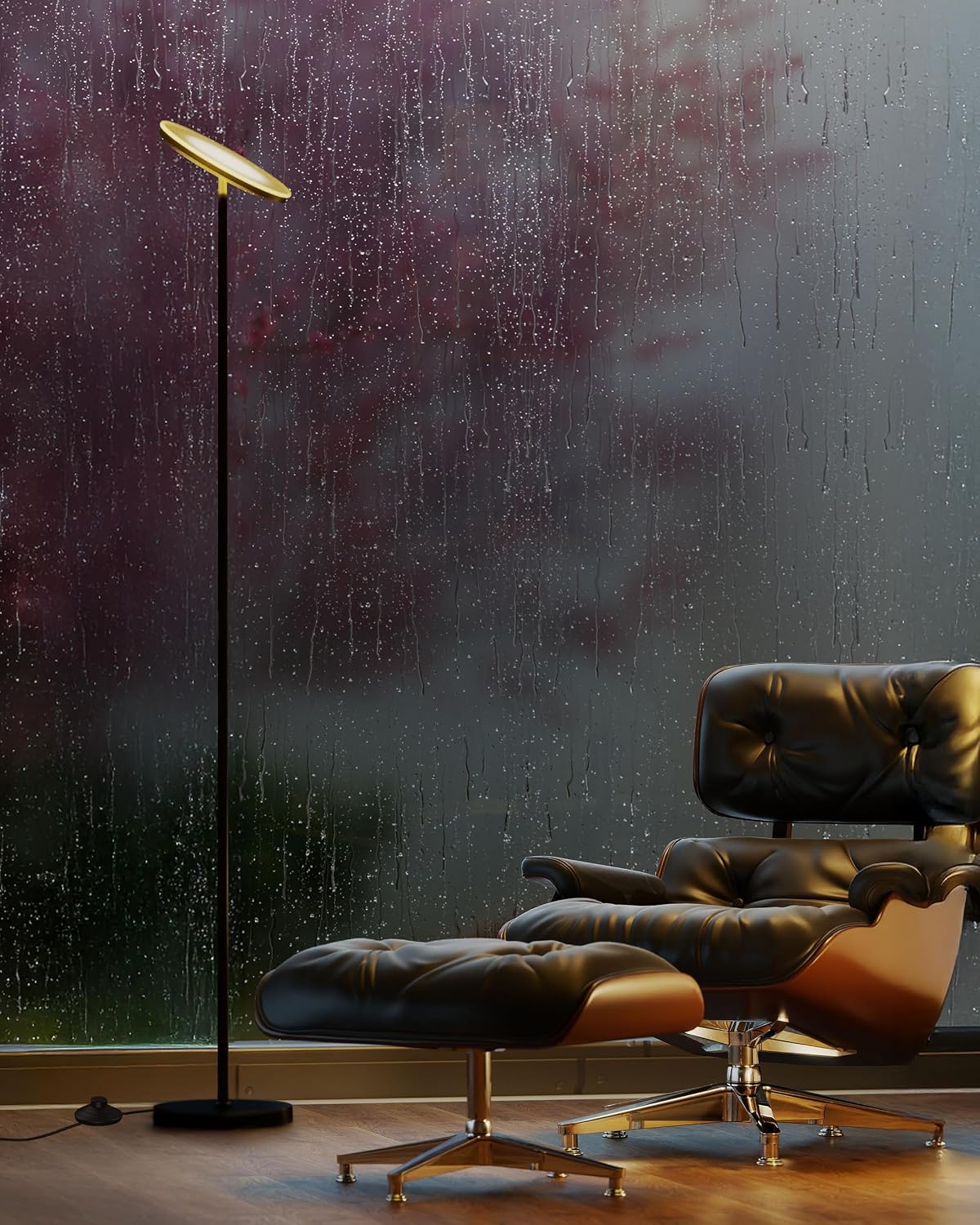 69" Torchiere Floor Lamp for Living Room & Bedroom – Remote, Dimmable, 3000LM